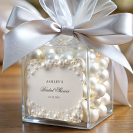 Parels Vrijgezellenfeest Vierkante Sticker