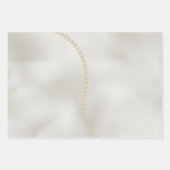 Parels White Luxe Inpakpapier Vel (Voorkant)