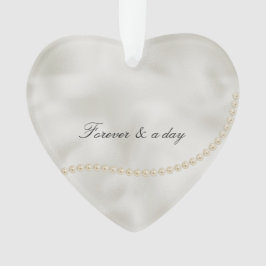 Parels Witte Luxe bruiloft Ornament