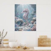 Parels Zeepaardgrot Poster (Keuken)