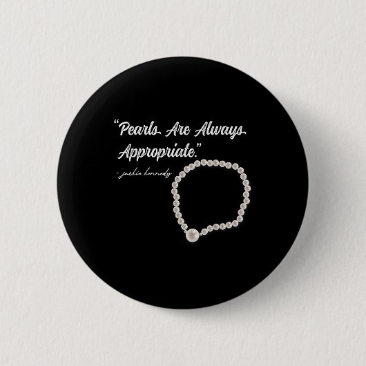 Parels zijn altijd geschikt _2 ronde button 5,7 cm (Voorkant)