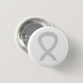 Parelsgewijs Bewustzijnslint Aangepaste knoopspeld Ronde Button 3,2 Cm (Voorkant /achterkant)