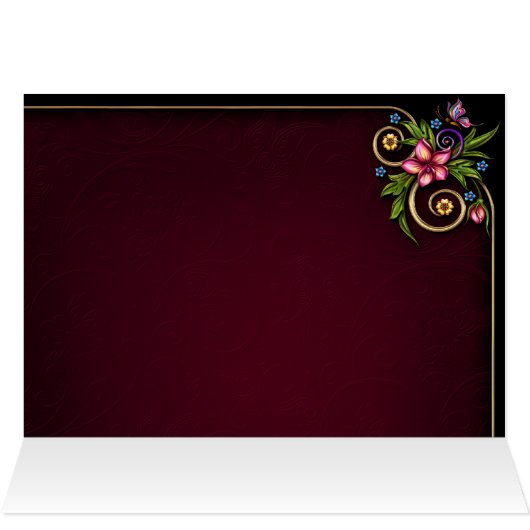 Pareltjes-bruiloft-zittingskaart (Binnen Horizontaal (Boven))