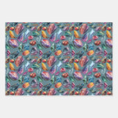 Pareltjes & Crystal Jewel Tone Inpakpapier Vel (Voorkant)