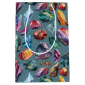 Pareltjes & Crystal Jewel Tone Medium Cadeauzakje (Voorkant)