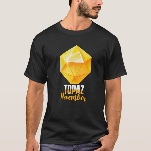 Pareltjes edelstenen mineralen die Topaz N T-shirt (Voorkant)