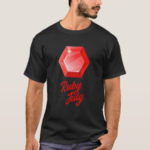 Pareltjes Edelstenen Mineralen Edelstenen Ruby Jul T-shirt