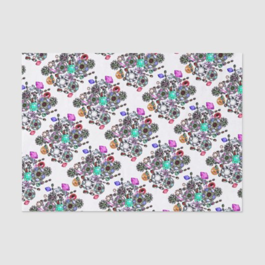 Pareltjes en juwelen tissuepapier (Voorkant)