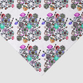 Pareltjes en juwelen tissuepapier (Detail)