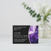 Pareltjes en metafysische shop Visitekaartjes (Staand voorkant)