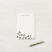 Pareltjes (groot) - ivoor post-it® notes (Op bureau)