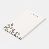 Pareltjes (groot) - ivoor post-it® notes (Schuin)