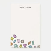 Pareltjes (groot) - ivoor post-it® notes (Voorkant)