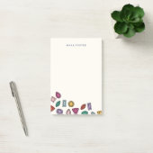 Pareltjes (groot) - saffier post-it® notes (Kantoor)