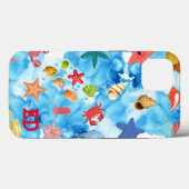 Pareltjes Hoesje-Mate iPhone CASE OCEAN (Achterkant (horizontaal))
