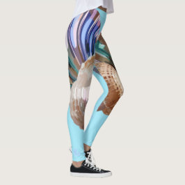 Pareltjes in de oceaan leggings