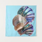 Pareltjes in de oceaan wandkleed (Voorkant (horizontaal))