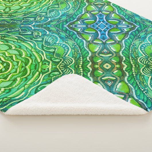 Pareltjes in het voorjaar sherpa deken (3/4)