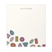 Pareltjes Notitieblok - Koolstof (Voorkant)