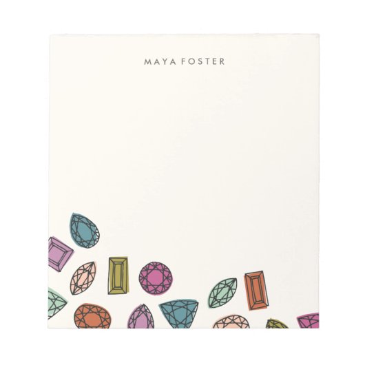 Pareltjes Notitieblok - Koolstof (Voorkant)