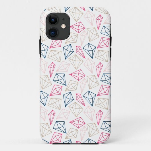 Pareltjes Patroon iPhone Case (Achterkant)