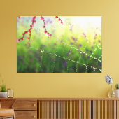 Pareltjes van een Afdruk van het Canvas van de Len (Insitu (Woonkamer))