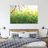 Pareltjes van een Afdruk van het Canvas van de Len (Insitu (Slaapkamer))