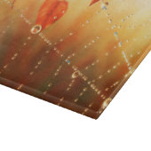 Pareltjes van een automaat in de herfst van de och snijplank (Hoek)