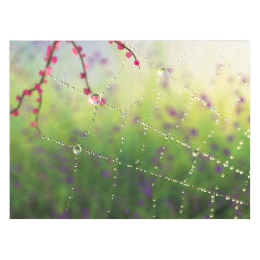 Pareltjes van een 'Spring Morning Tablecloth' Tafelkleed (Voorkant (Horizontaal))