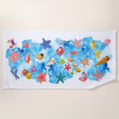 Pareltjes VAN OCEAN Strandlaken (Voorkant)