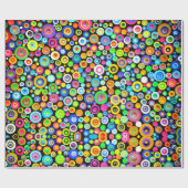 Pareltjes Verpakkingspapier Cadeaupapier (Vlak)