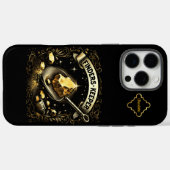 Pareltjes verstopt in goudkleurig zand Case-Mate iPhone case (Achterkant (horizontaal))