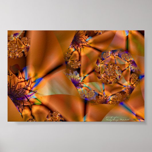 Pareltjes voor je fijne fractale kunst poster (Voorkant)