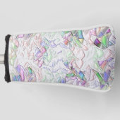 Pareltonnen of gekleurde stukken, gemengd in room golfheadcover (Voorkant)