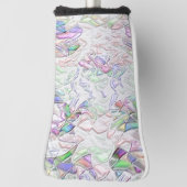 Pareltonnen of gekleurde stukken, gemengd in room golfheadcover (Draai 90)