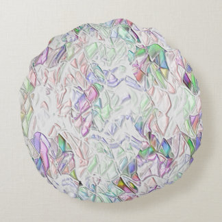 Pareltonnen of gekleurde stukken, gemengd in room rond kussen