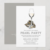 Pareluiteringsfeest | Grijze Strepen Kaart (Voorkant / Achterkant)