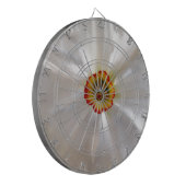 parelwitte narcis dartbord (Voorkant Links)