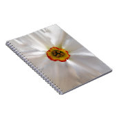 parelwitte narcissen notitieboek (Rechterzijde)