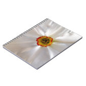 parelwitte narcissen notitieboek (Linkerzijde)