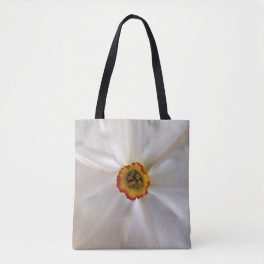 parelwitte narcissen tote bag (Voorkant)