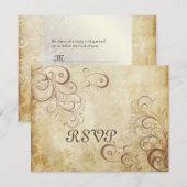  parelzwammen RSVP's vereisen 5x7 uitnodigingen (Voorkant / Achterkant)