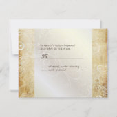  parelzwammen RSVP's vereisen 5x7 uitnodigingen (Achterkant)