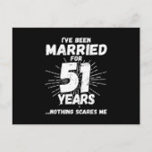 Paren 51 Jaar Getrouwd Grappig 51ste Trouwdag Briefkaart (Voorkant)