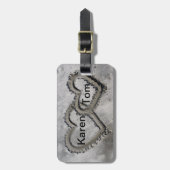 Paren Bagagelabel (Voorkant verticaal)