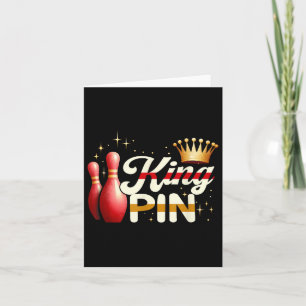 Paren Bowler League Bowling King Pin Dragen Cro Kaart