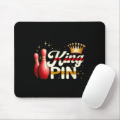 Paren Bowler League Bowling King Pin Dragen Cro Muismat (Met muis)
