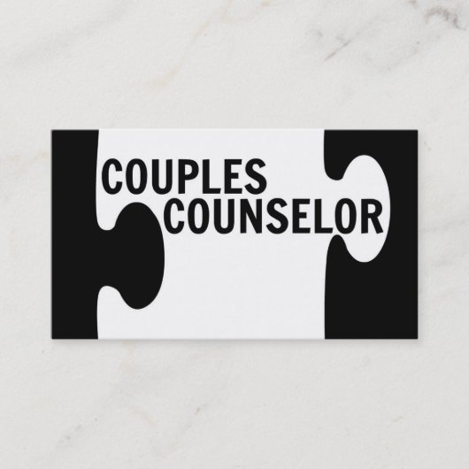Paren Counselor Puzzle Piece Visitekaartje (Voorkant)