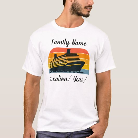 Paren Cruise Vakantie Wit T-shirt (Voorkant)
