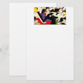  paren dansen briefpapier (Voorkant / Achterkant)